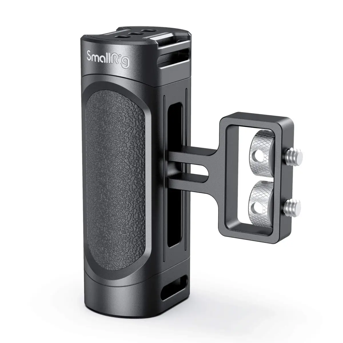 SMALLRIG Mini Side Handle Handgrip with Dual 1/4"-20 Screw Mount & Built-in Wrench, Up and Down Adjustable (139g) | Camera Cage Mount - main product image