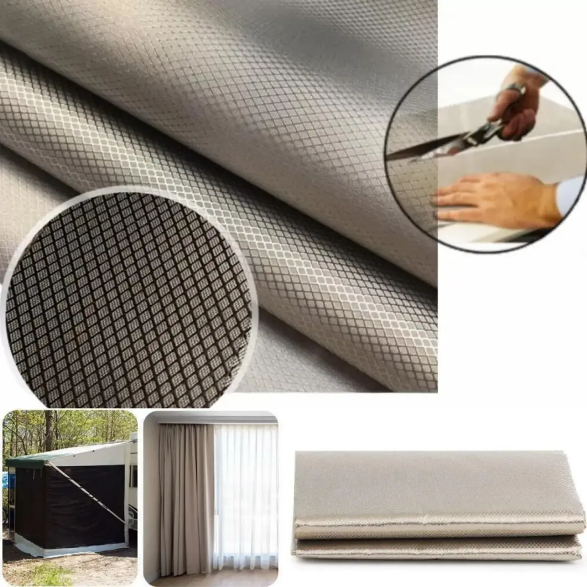 Amradield Faraday Fabric 43" Wide x 50 Meters Long | EMI RFID Shielding Block WiFi RF Anti-Radiation Military Grade - view 2