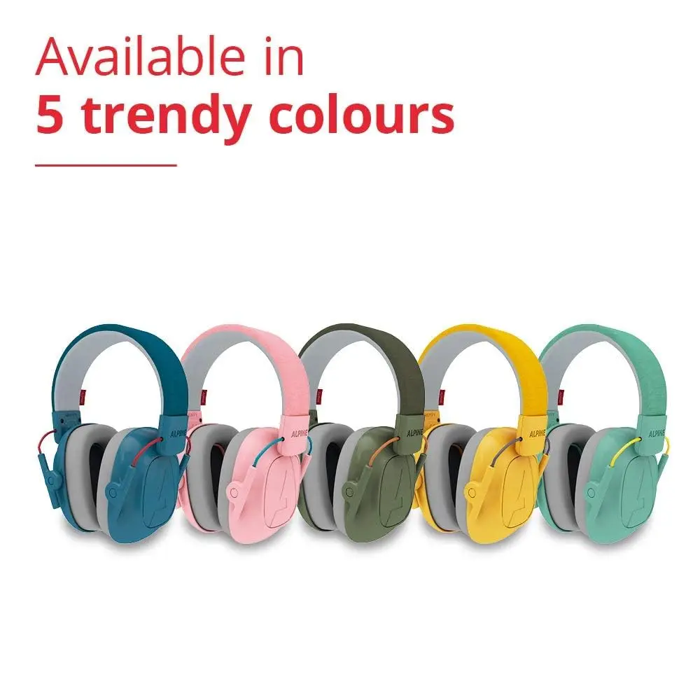 Alpine Muffy Kids Noise Reduction Earmuffs - 5-16 y - Ear Defender - Blue | Protects Young Ears in Noisy Settings - view 7