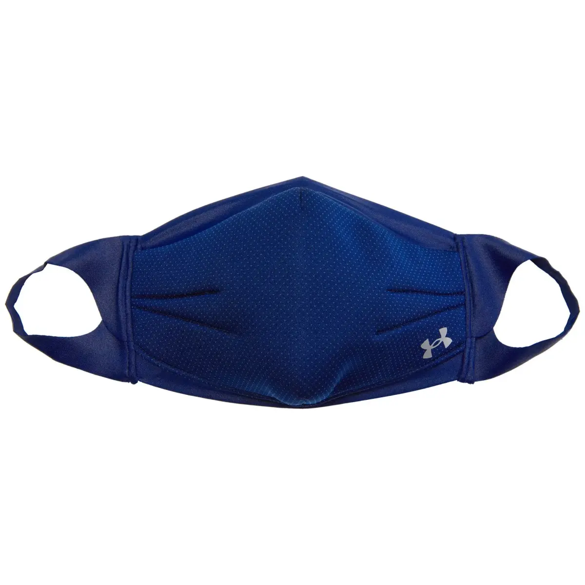 Under Armour Unisex Sports MaskDISC, Midnight Navy (410)/Silver Chrome, X-Small/Small | Breathable & Cool-Touch Athletic Face Mask - main product image
