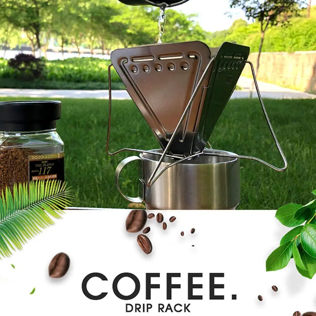 Lanema Collapsible Coffee Drip Stainless Steel | Portable Foldable Camping Coffee Maker - view 7