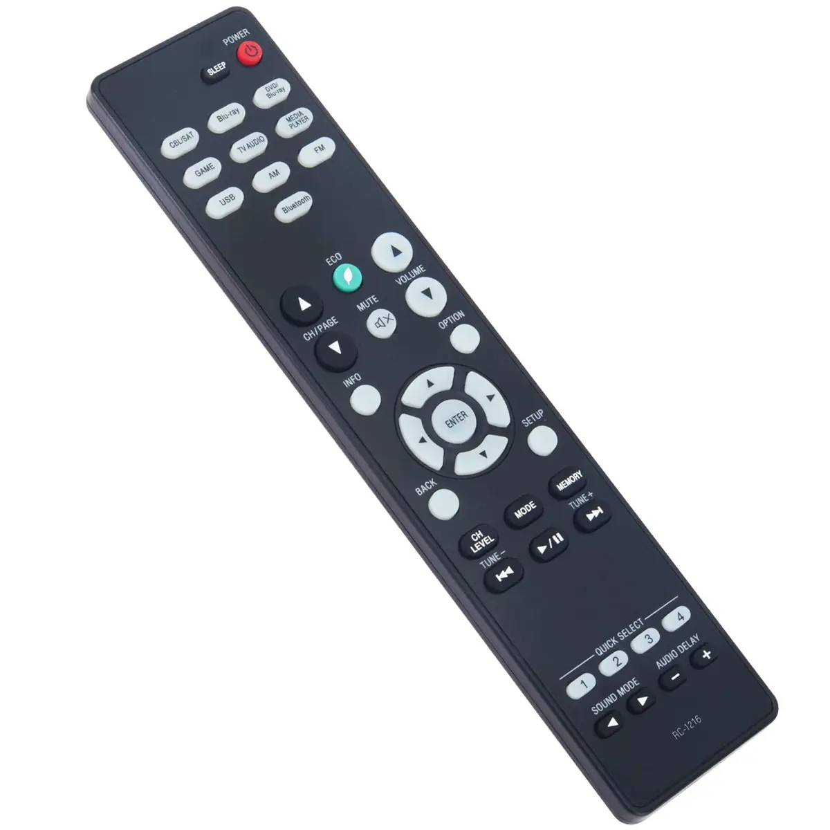 ZdalaMit RC-1216 Replacement Remote Control for Denon AV Receivers | Pre-Programmed Infrared Remote - view 5