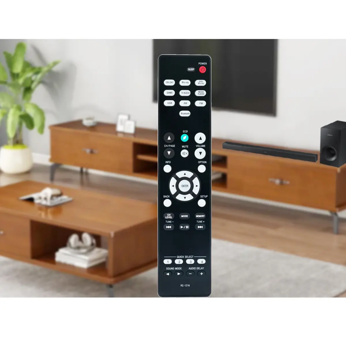 ZdalaMit RC-1216 Replacement Remote Control for Denon AV Receivers | Pre-Programmed Infrared Remote - view 7