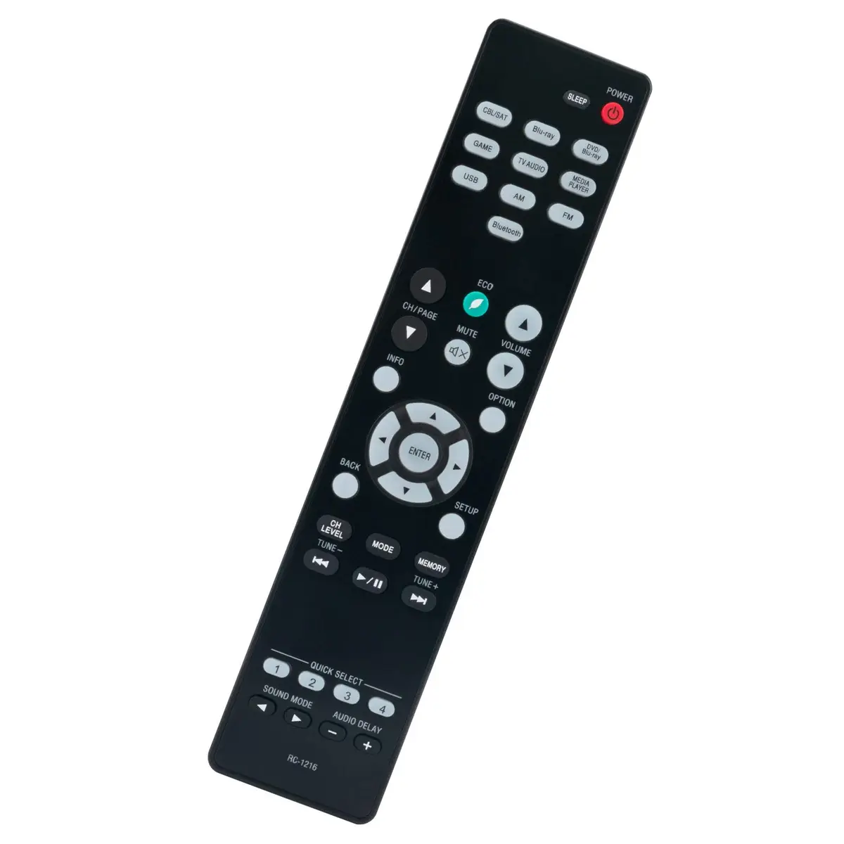 ZdalaMit RC-1216 Replacement Remote Control for Denon AV Receivers | Pre-Programmed Infrared Remote - view 2