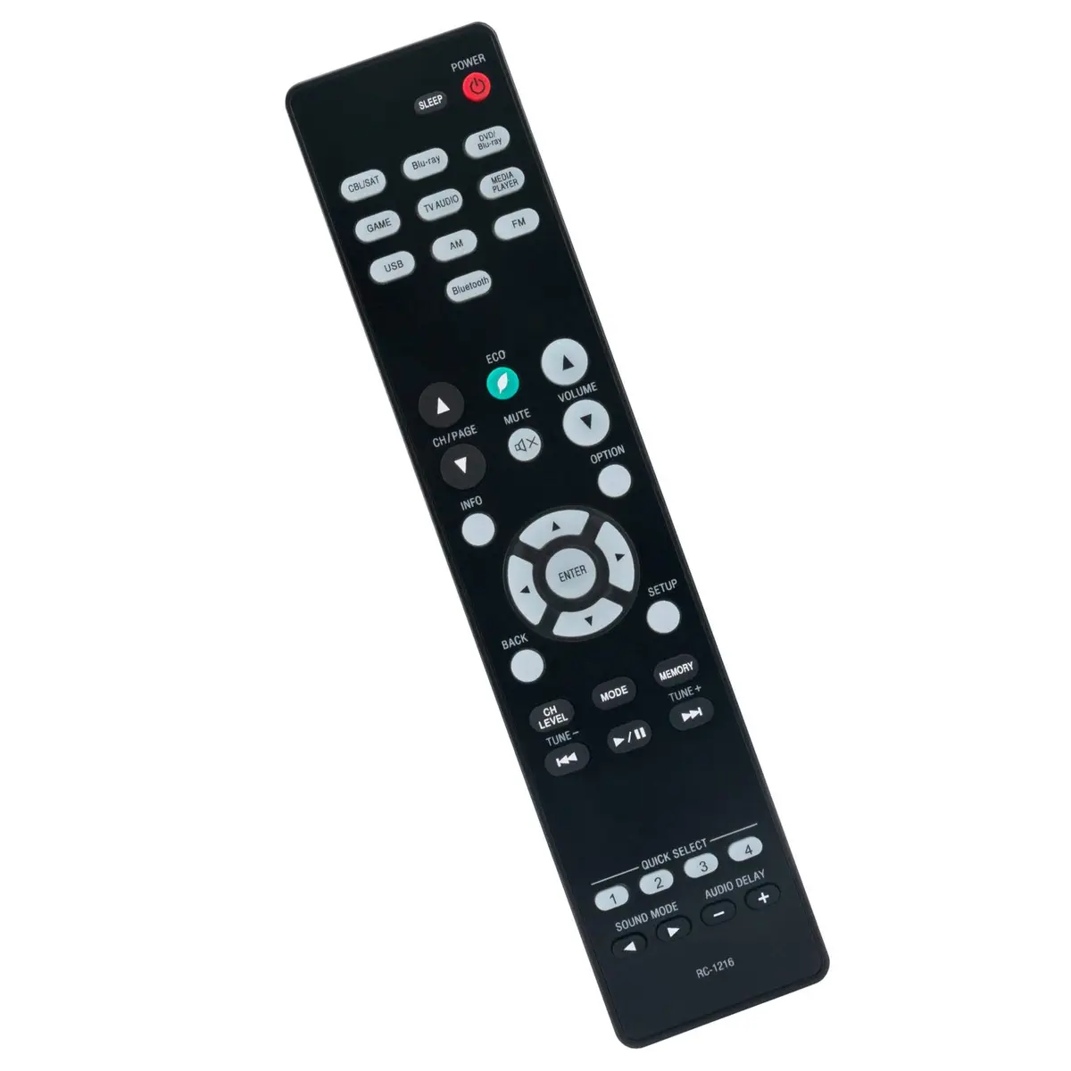 ZdalaMit RC-1216 Replacement Remote Control for Denon AV Receivers | Pre-Programmed Infrared Remote - view 3