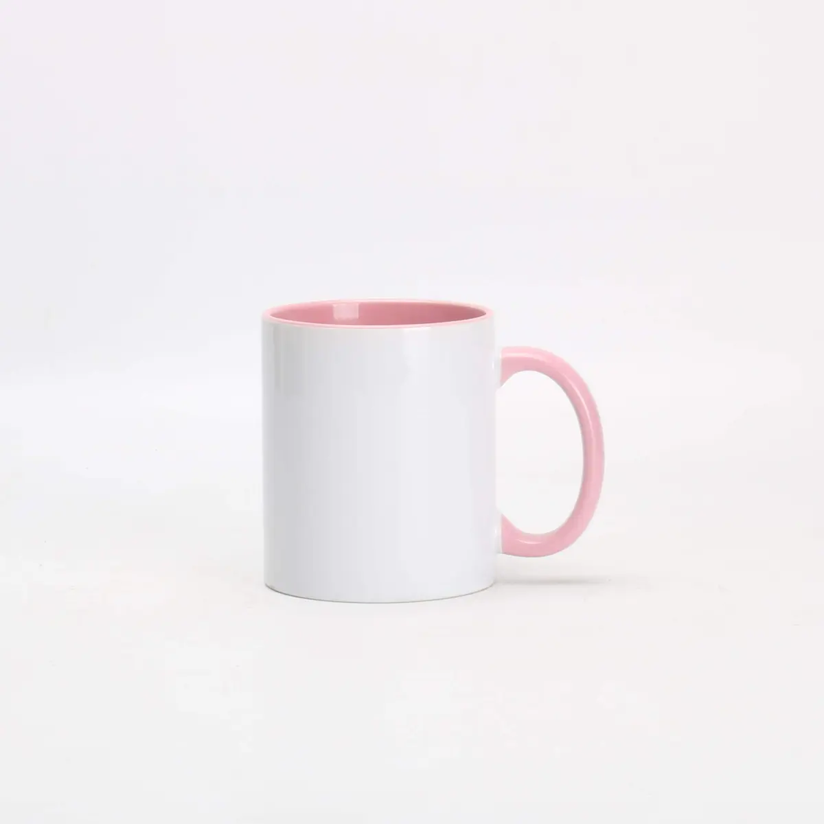 Home VSS 11oz White Ceramic Sublimation Coffee Mug | Solid Colors Inside & Handle, Case of 6 - view 7