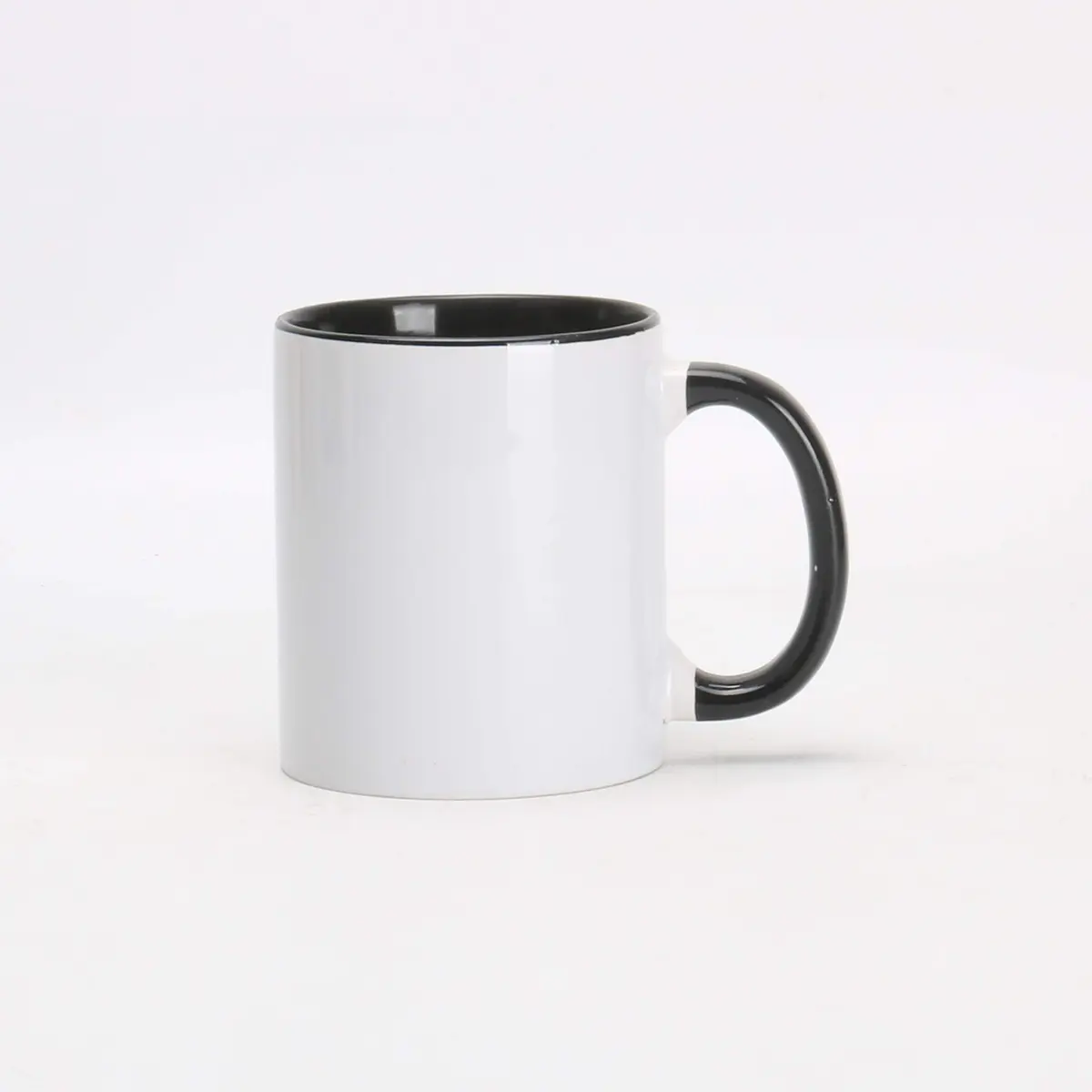 Home VSS 11oz White Ceramic Sublimation Coffee Mug | Solid Colors Inside & Handle, Case of 6 - view 2