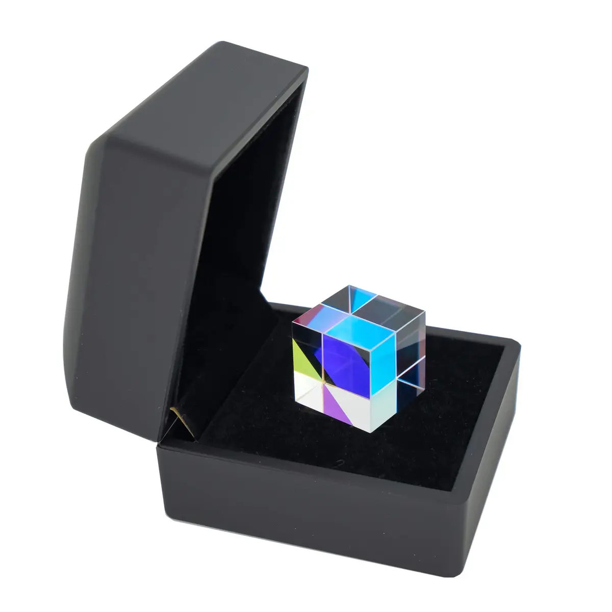 StayMax Dichroic X-Cube Prism RGB Dispersion Prism | Optical Glass Small Cube for Science & Decoration - main product image