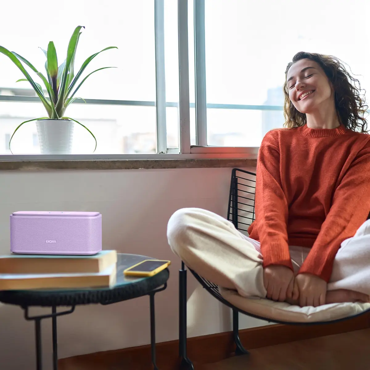 DOSS SoundBox Touch Portable Wireless Bluetooth Speaker with 12W HD Sound & Rich Bass, Purple | 20-Hour Playtime - view 9