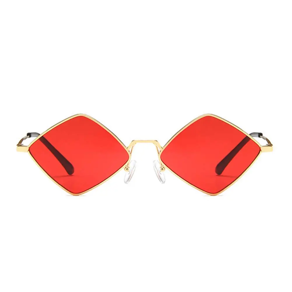 ENTHYI Diamond Shape Punk Sunglasses for Men & Women | 56mm (2.20") Lens Width - view 3