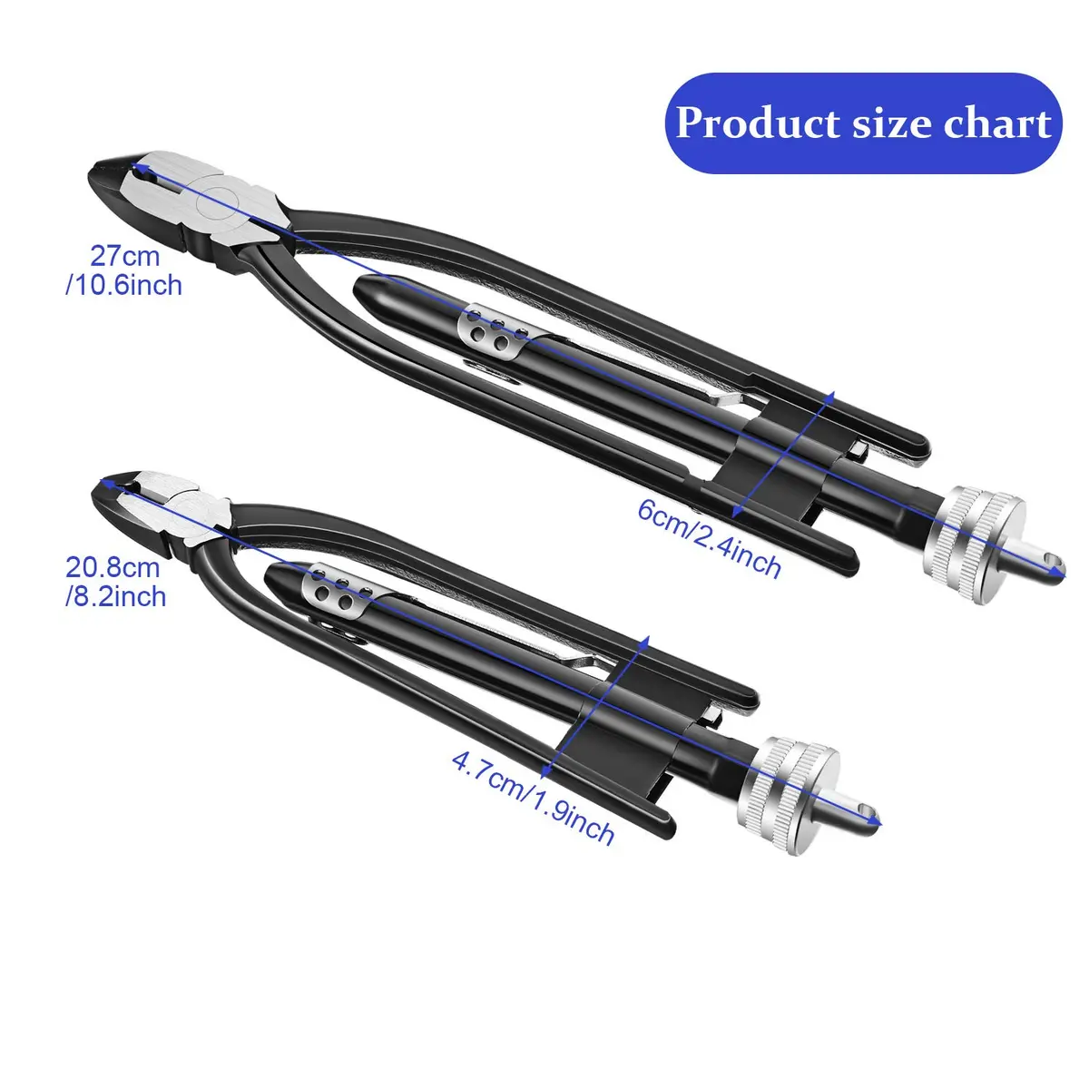 Honoson Safety Wire Pliers Set, 9 Inch & 6 Inch | Aircraft & Auto Industry Tool - view 5
