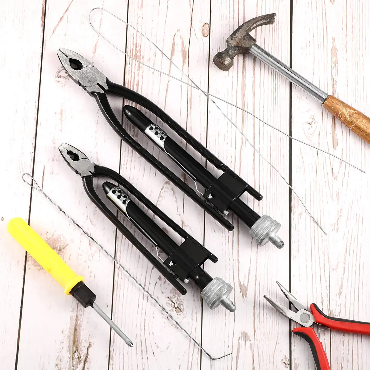 Honoson Safety Wire Pliers Set, 9 Inch & 6 Inch | Aircraft & Auto Industry Tool - view 2