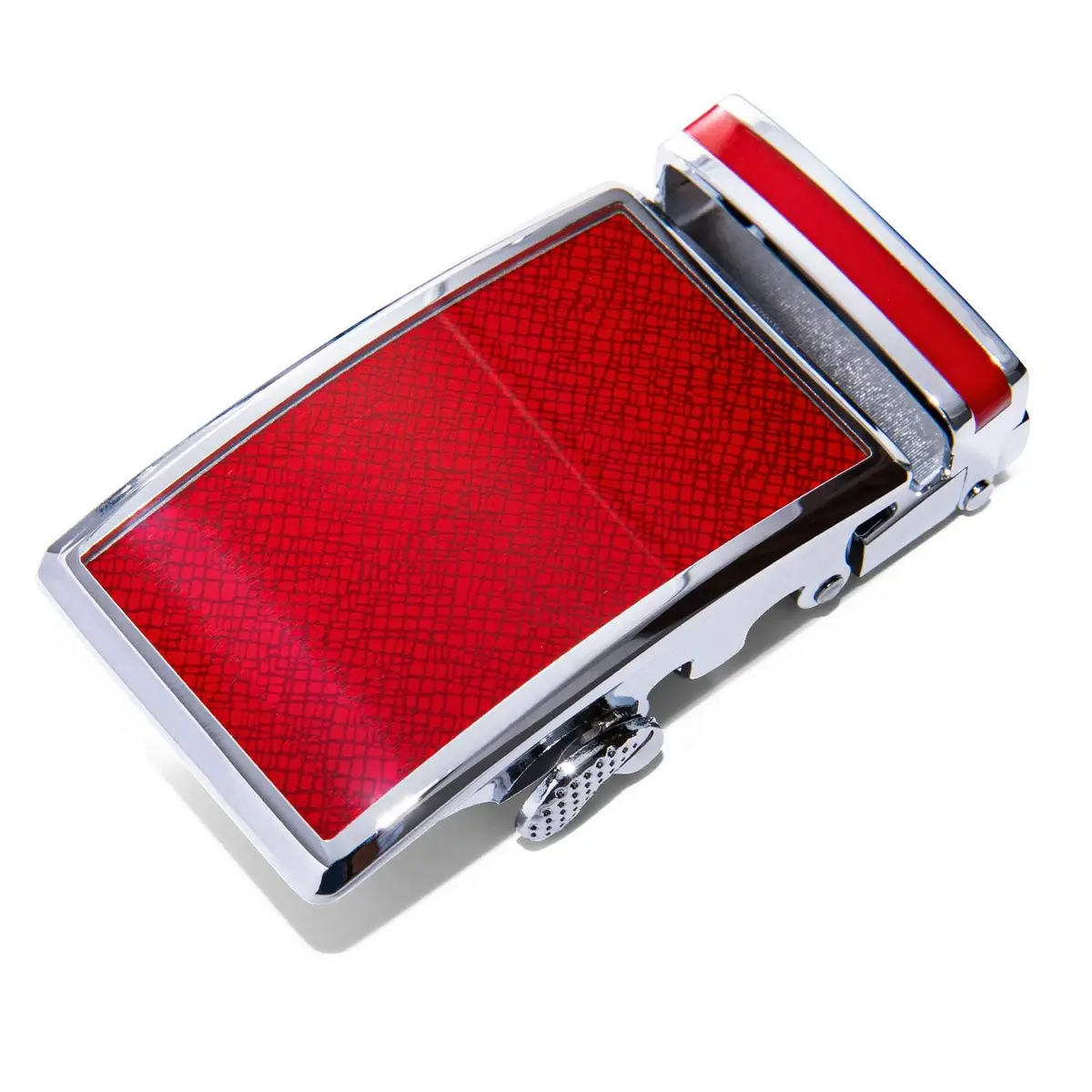 Dubulle Men's Ratchet Belts Christmas Red Leather Belt Adjustable Cut to Fit | Stylish & Durable - view 3