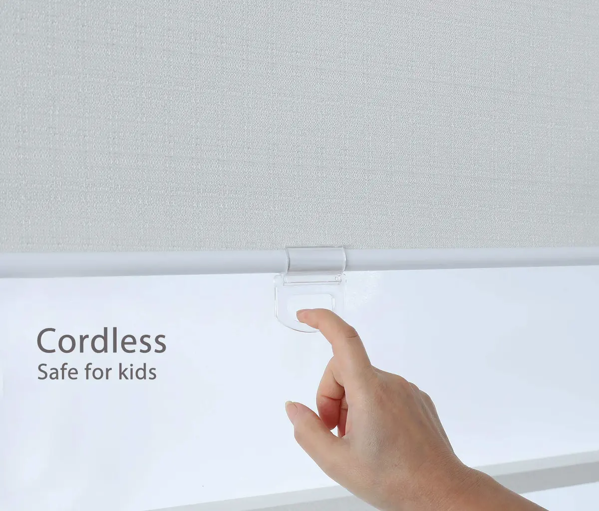 Everyday Celebration 29" W x 72" H Blackout Cordless Window Shade Salt | 100% Light Blocker - view 2