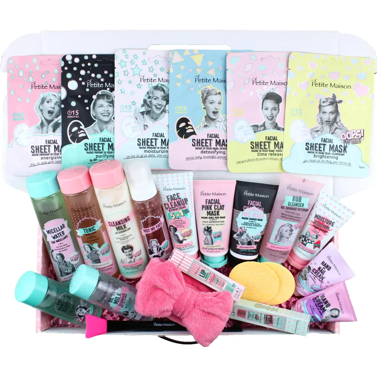 Petite Maison Luxury Spa Set - Skin Care Kit - 25-Piece Gift Box for Women & Teens | Complete At-Home Spa Routine - main product image