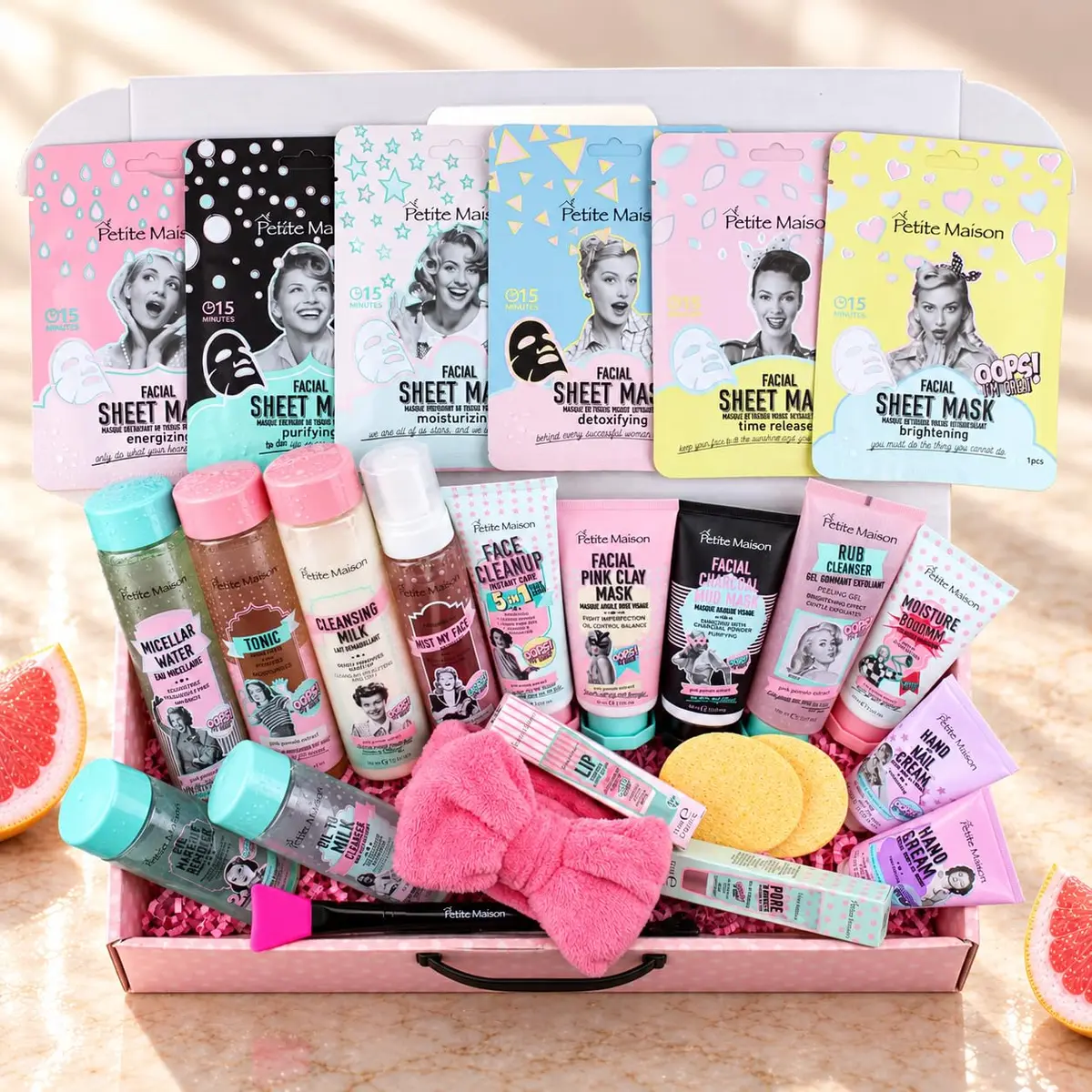 Petite Maison Luxury Spa Set - Skin Care Kit - 25-Piece Gift Box for Women & Teens | Complete At-Home Spa Routine - view 2