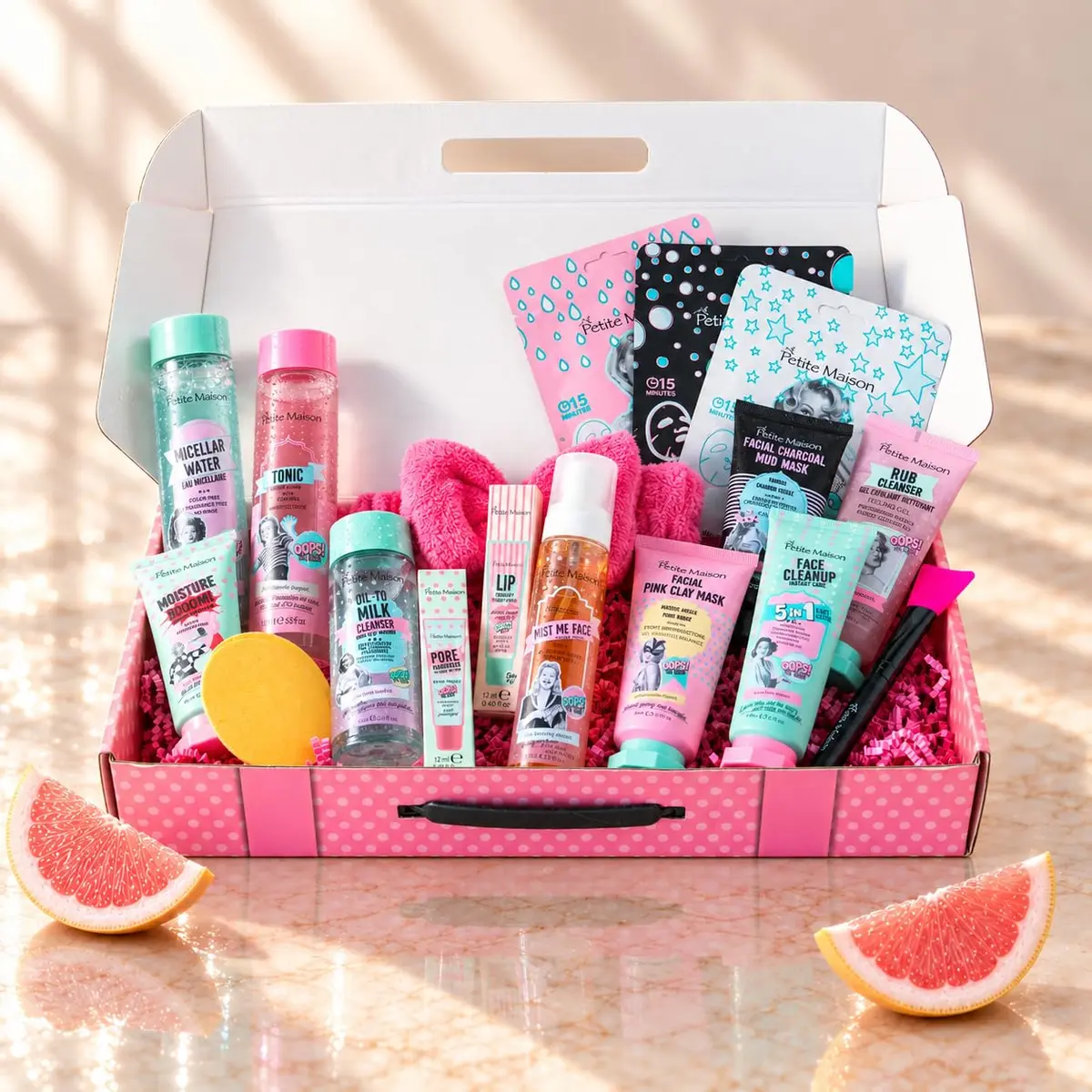 Petite Maison 18-Piece Luxury Spa & Skincare Gift Box for Women | All-in-One Self Care Set - view 4