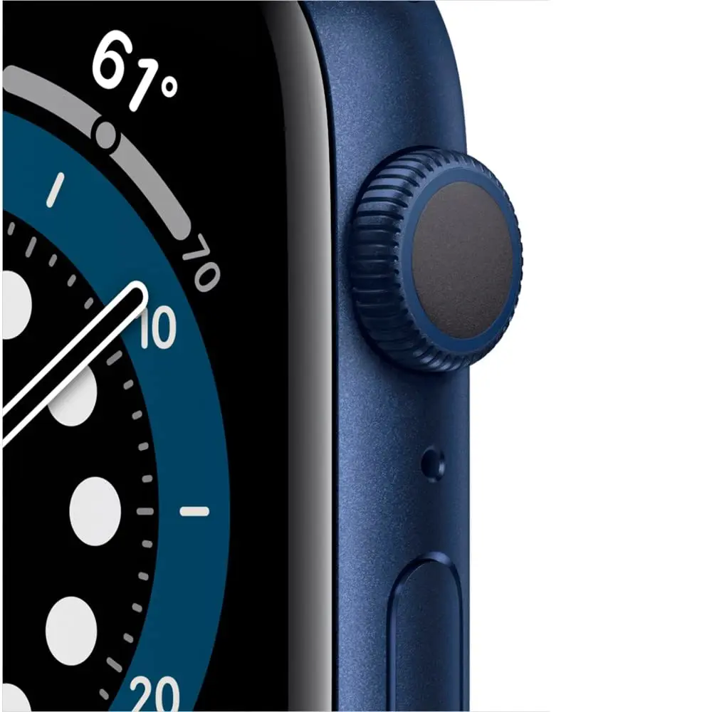 Apple Watch Series 6 GPS + Cellular 40mm Blue Aluminum Case with Deep Navy Sport Band | Health & Fitness Tracking - view 2