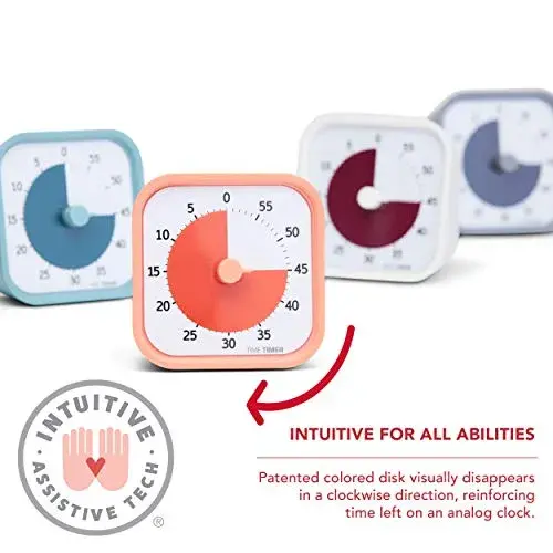 TIME TIMER Home MOD Visual Timer 60-Minute | 8.8cm (3.47 Inch) Diameter - view 4