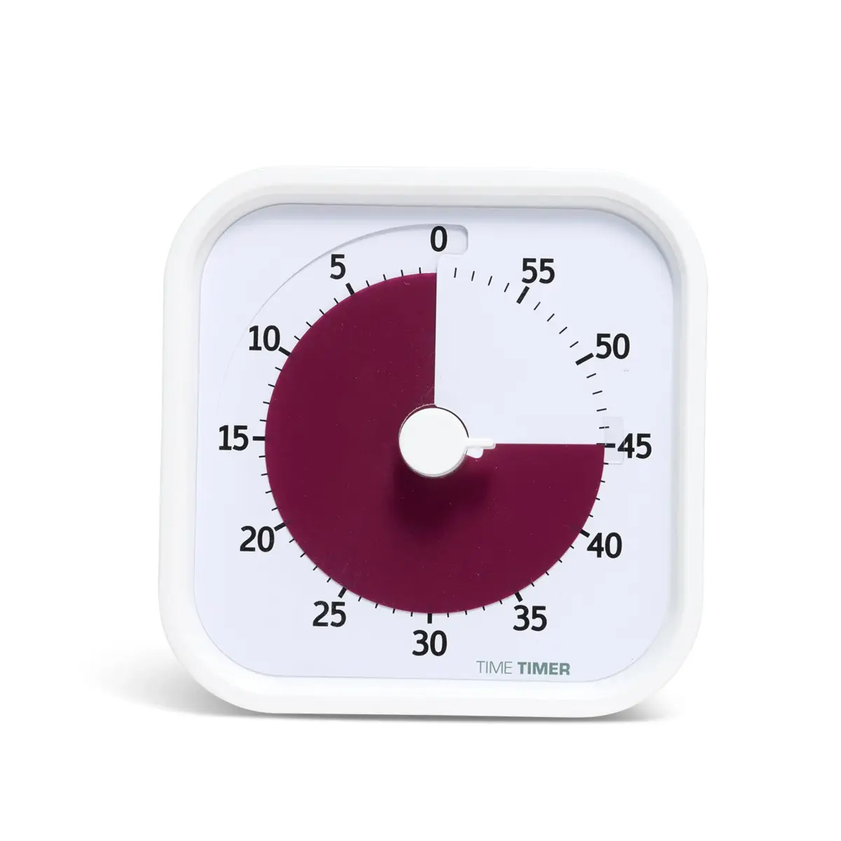 Time Timer Home MOD Visual Timer 60 Minute | Silent Operation, White Cotton Ball - main product image
