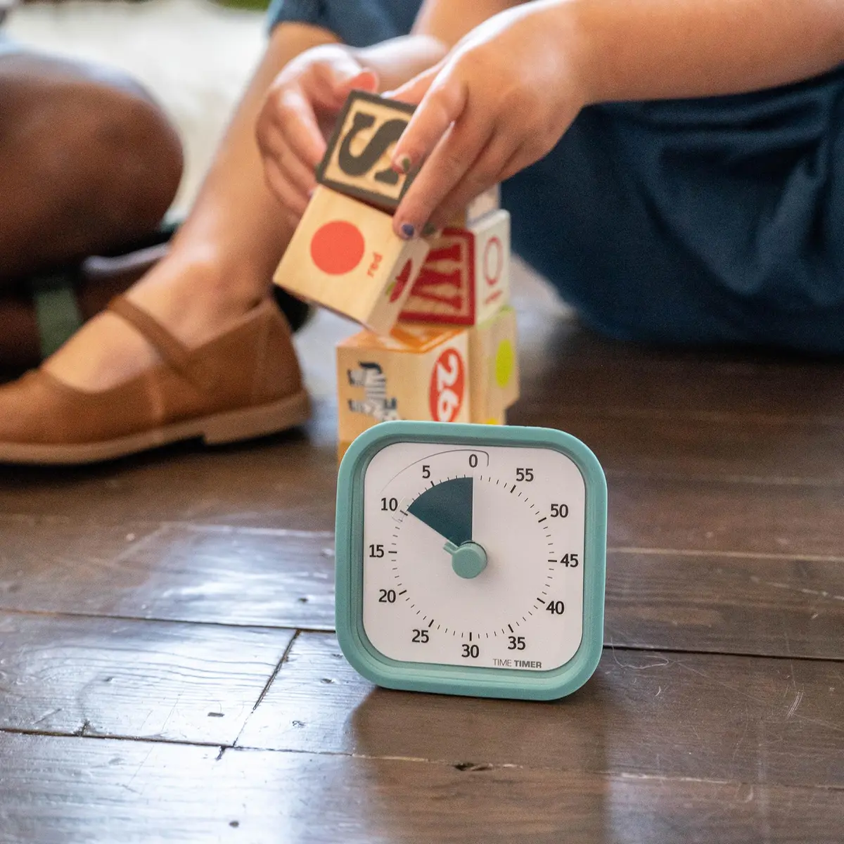 TIME TIMER Home MOD – 60-Minute Visual Timer Silent Operation for Kids & Adults, Stress-Free Time Management (Lake Day Blue) - view 2