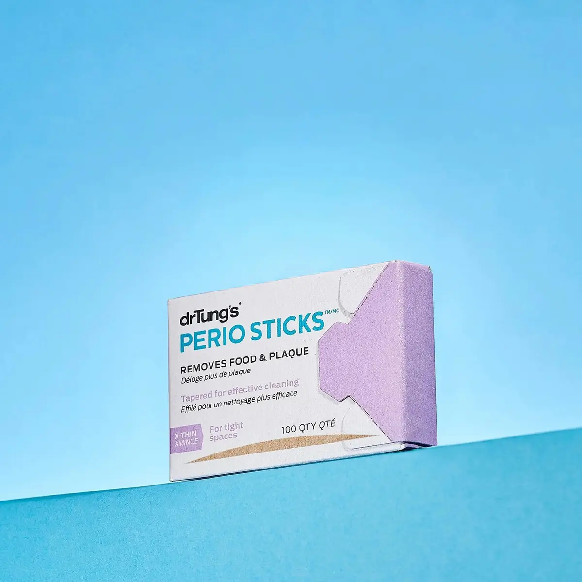 drTung's Perio Sticks Dental Floss Picks X-Thin 200 Count (100 Count, Pack of 2) | Dentist-Recommended Interdental Cleaning - view 6