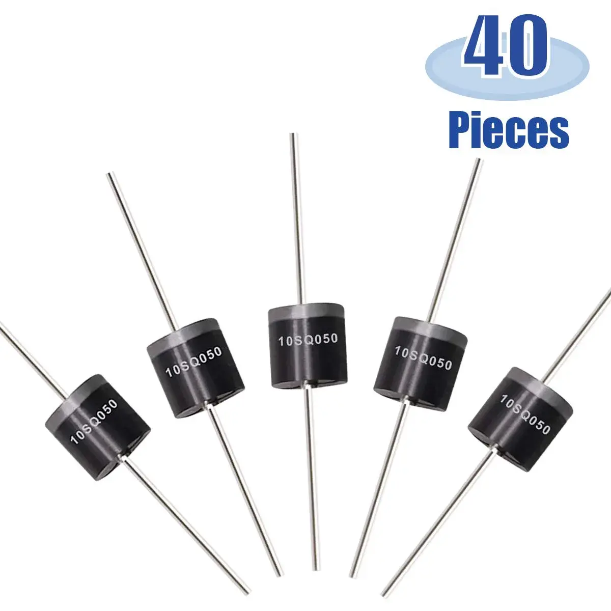 Tnisesm 10SQ050 Schottky Blocking Diode 50V 40 Pcs | Rectifier Diode Kit for Solar Panel - view 3