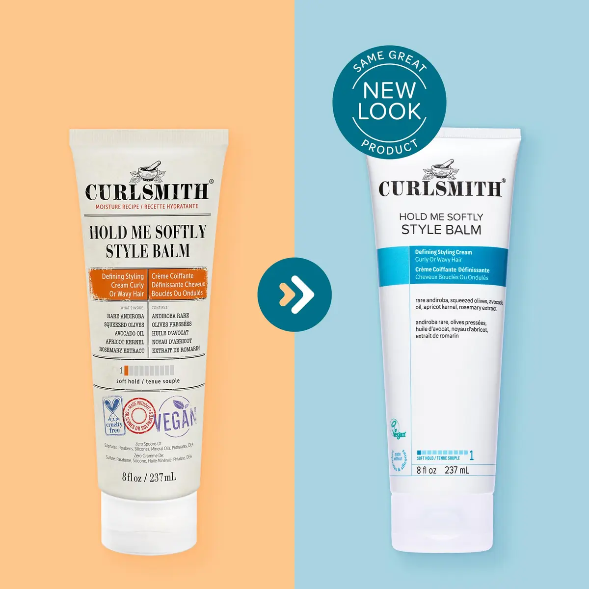 CURLSMITH Hold Me Softly Style Balm, 16 oz | Light, Nourishing Curl Cream for All Textures - view 5