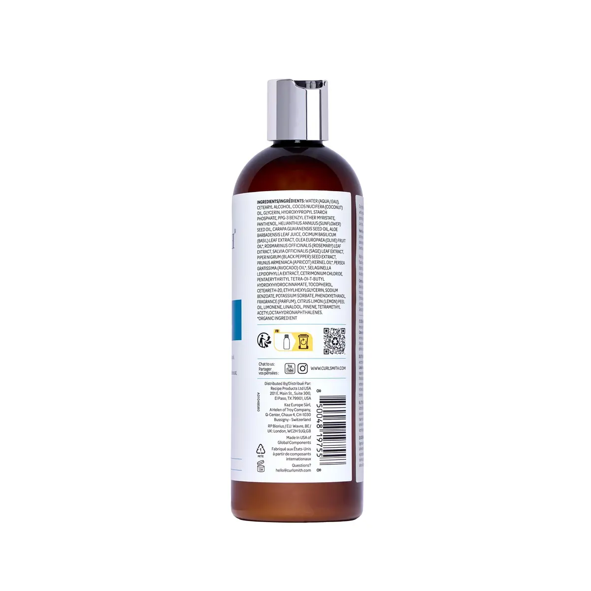 CURLSMITH Hold Me Softly Style Balm, 16 oz | Light, Nourishing Curl Cream for All Textures - view 9