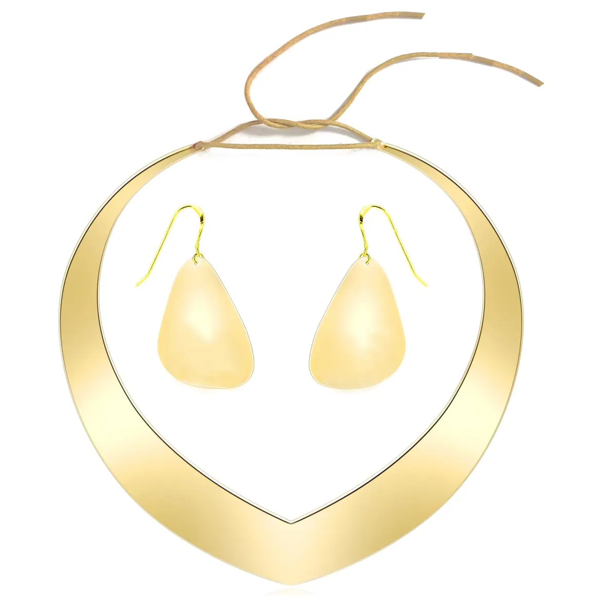 Gifytel Princess Necklace & Earrings Set | Halloween Costume Jewelry for Women - main product image
