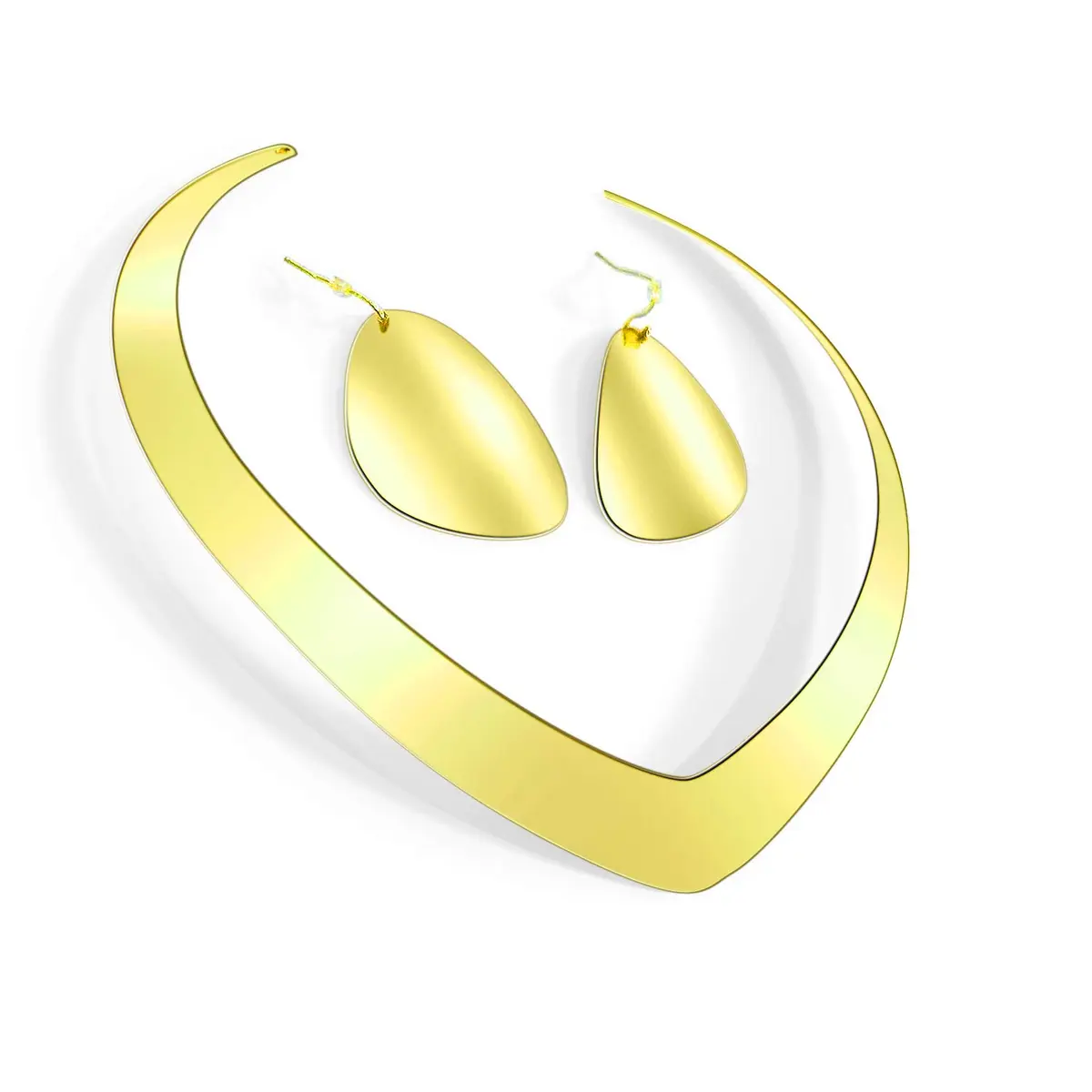 Gifytel Princess Necklace & Earrings Set | Halloween Costume Jewelry for Women - view 2