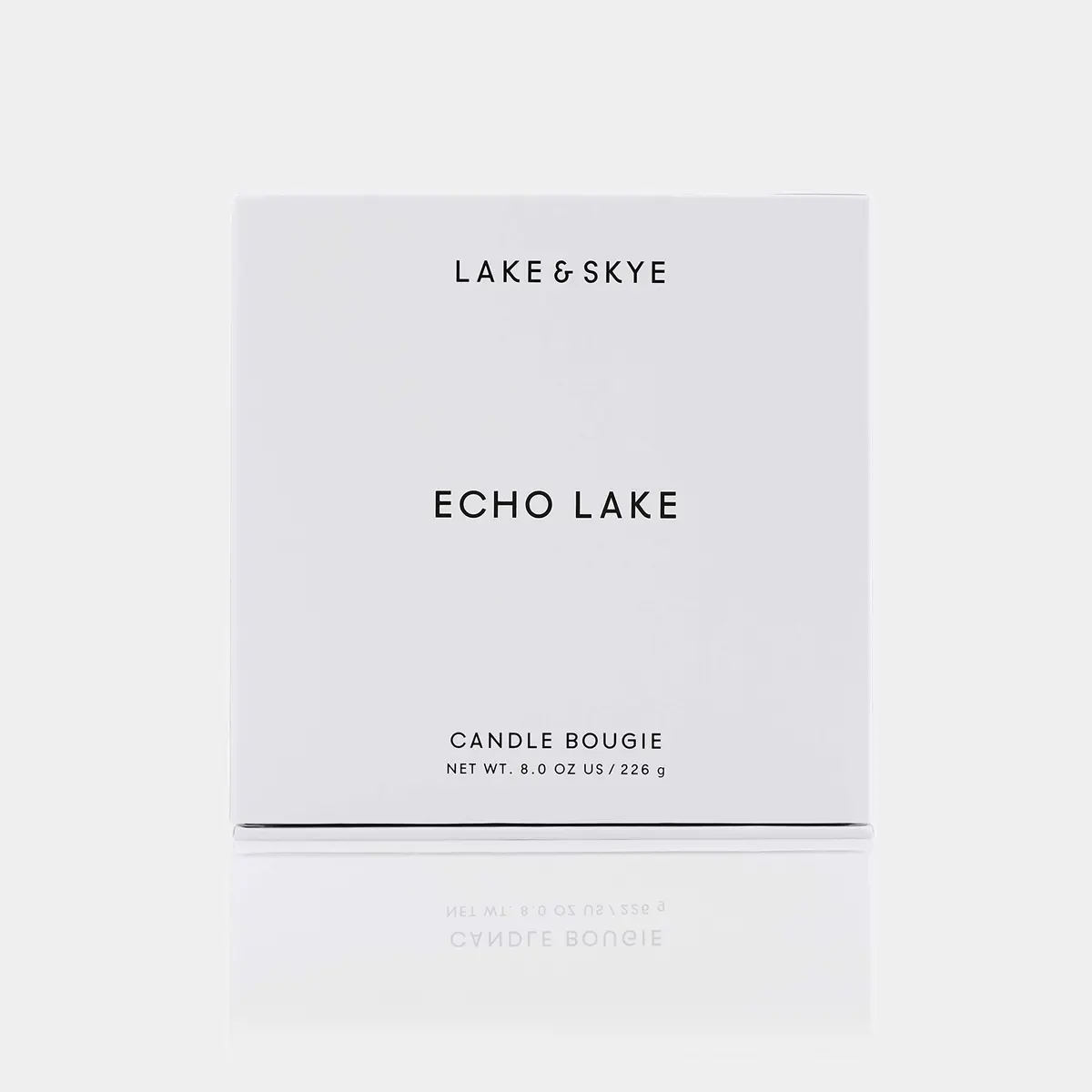 Lake & Skye Echo Lake Candle - Vegan Soy, Floral & Woody, 8 oz | 50 Hour Burn Time - view 4
