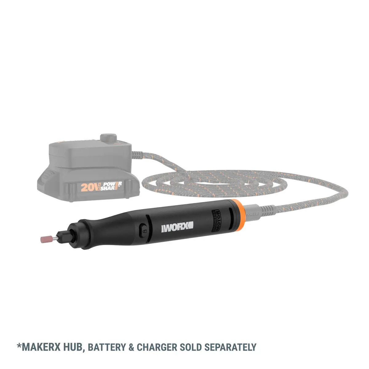 WORX MAKERX WX739L.9 20V Cordless Rotary Tool | Compact Brushless Power for Crafting & DIY - view 8