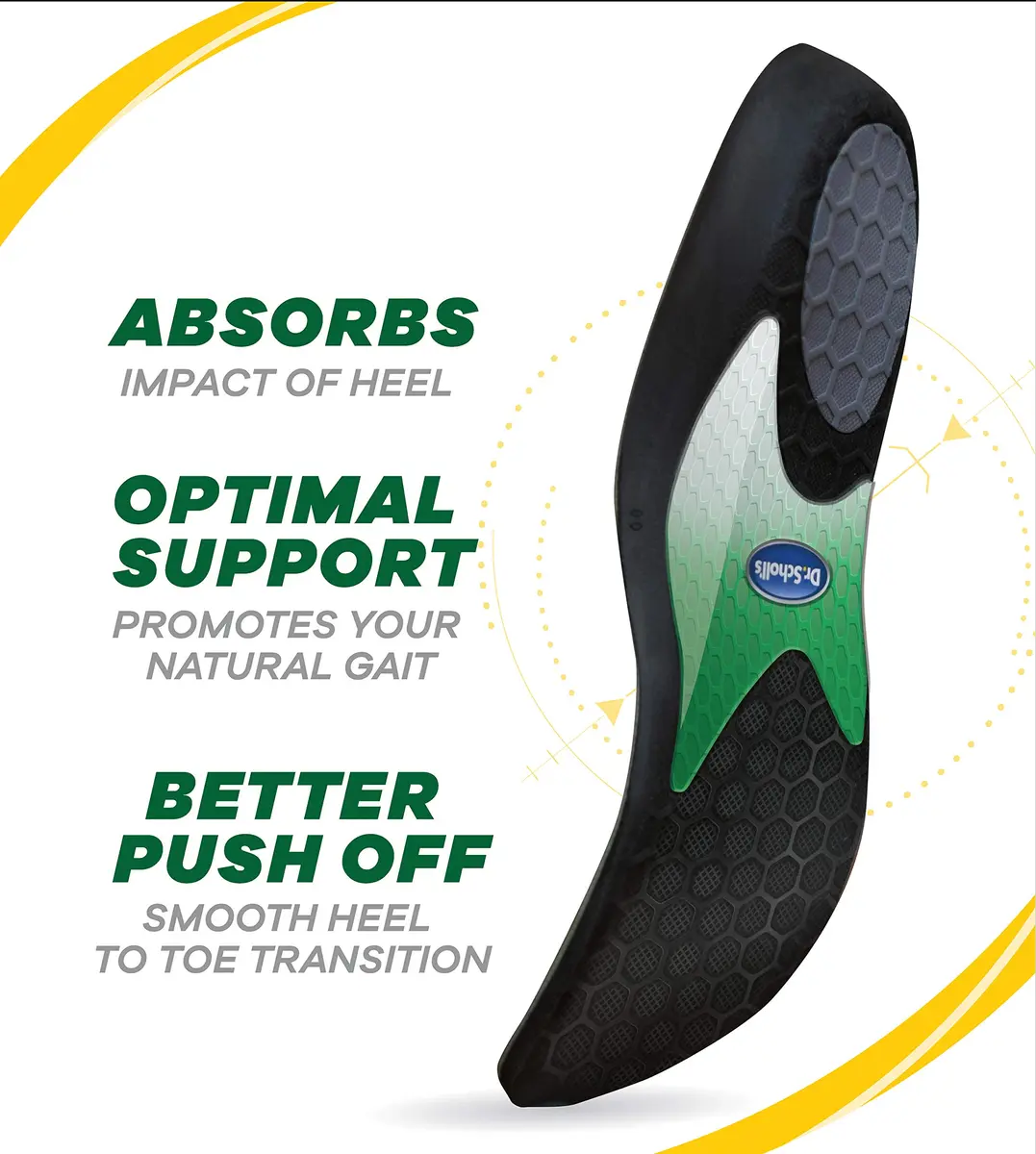 Dr. Scholl's Performance Sized to Fit Running Insoles for Men & Women | Shock Absorption & Injury Prevention - view 4