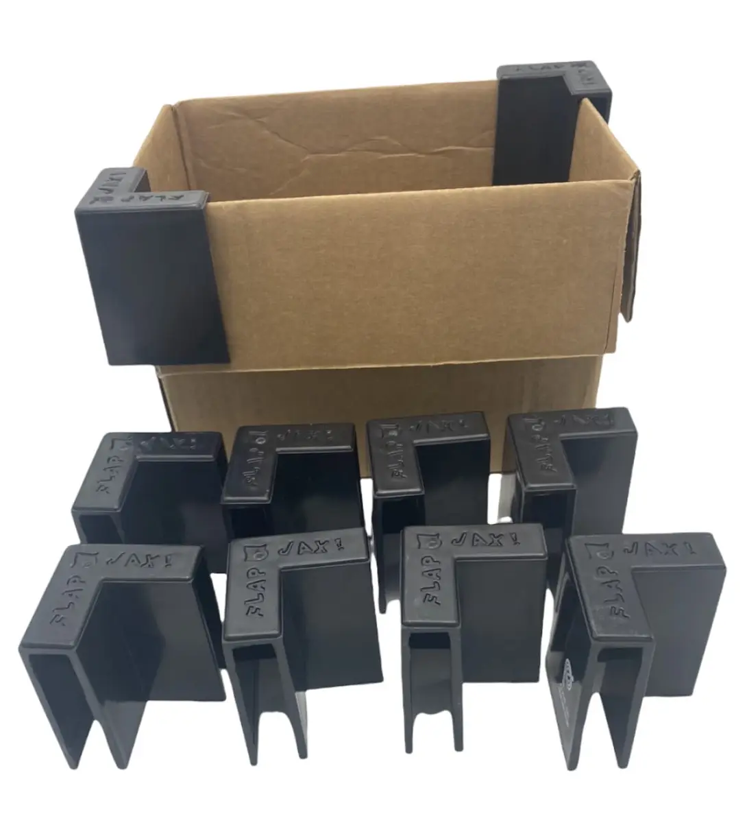 Elcmor Carton Clips Pack of 10 | Corrugated Cardboard Box Corner Holders for Warehouse & Packaging - main product image