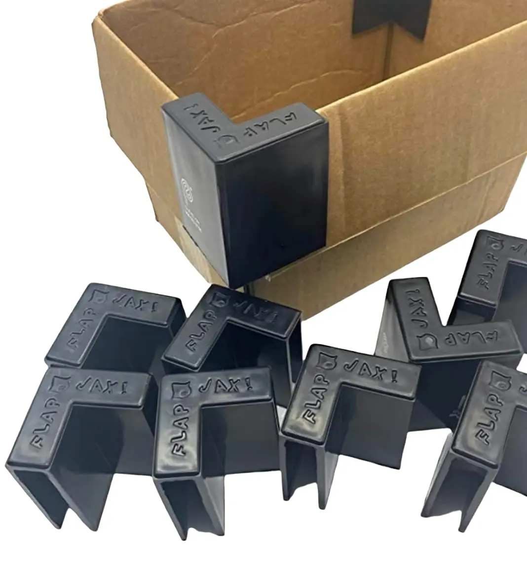 Elcmor Carton Clips Pack of 10 | Corrugated Cardboard Box Corner Holders for Warehouse & Packaging - view 2