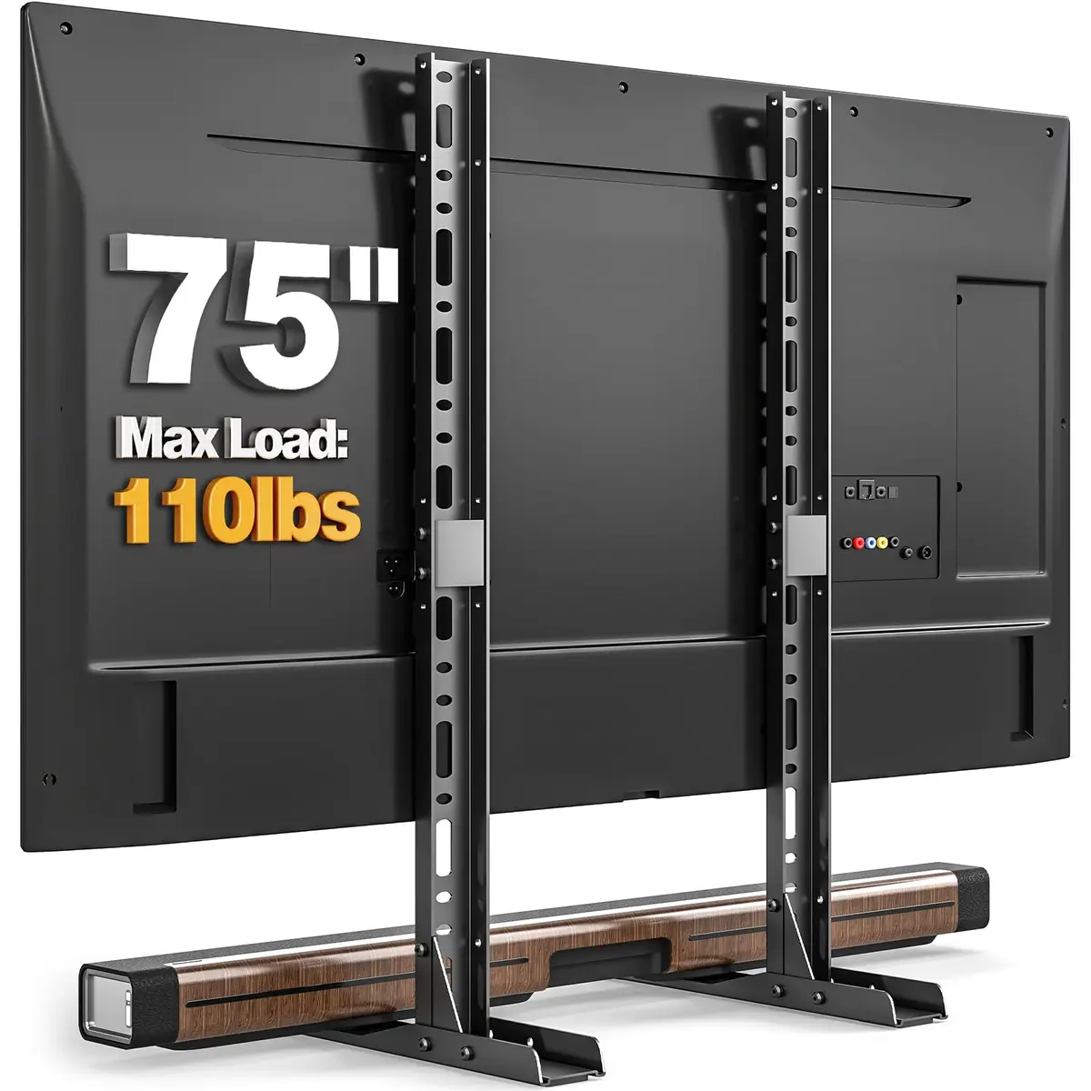 TAVR Universal Table Top TV Stand Mount for 20-75 Inch TVs | Heavy Duty Metal Support - main product image