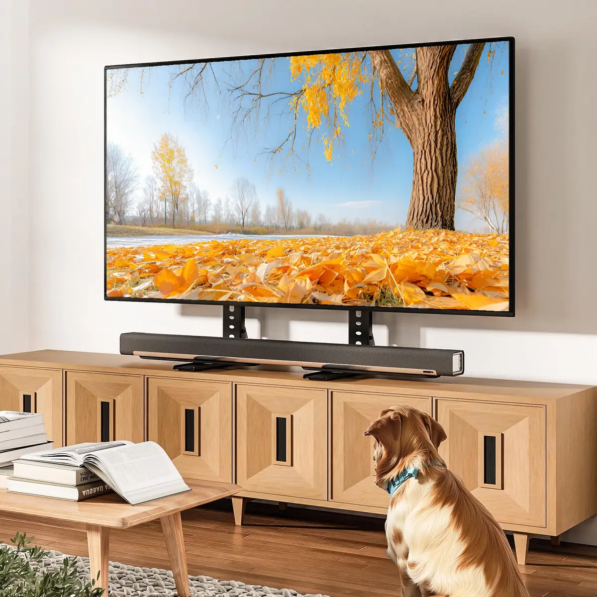 TAVR Universal Table Top TV Stand Mount for 20-75 Inch TVs | Heavy Duty Metal Support - view 7