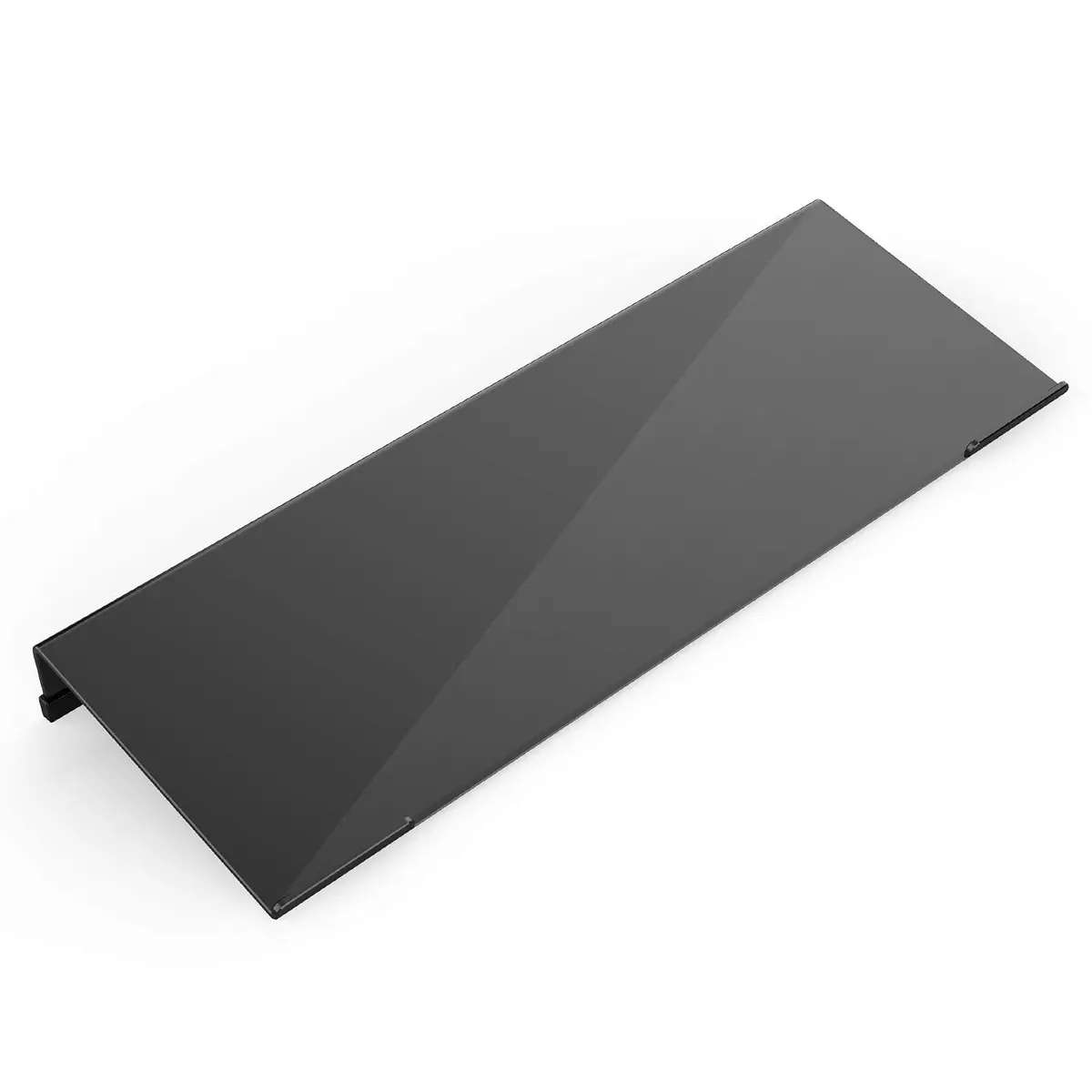KOTEMON Acrylic Tilted Computer Keyboard Stand for Ergonomic Typing, 17"x5.5"x1.5" Black | Non-Slip, Ergonomic Design - view 2