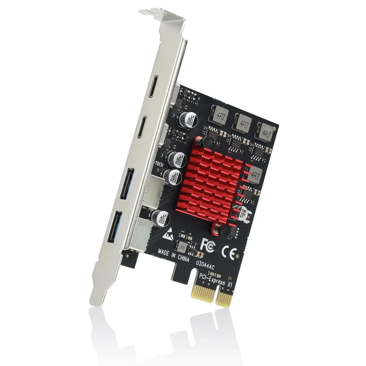 ELUTENG 4-Port PCIe USB 3.1 Expansion Card 2 USB-A 2 Type-C | Self-Powered, 10Gbps - view 9