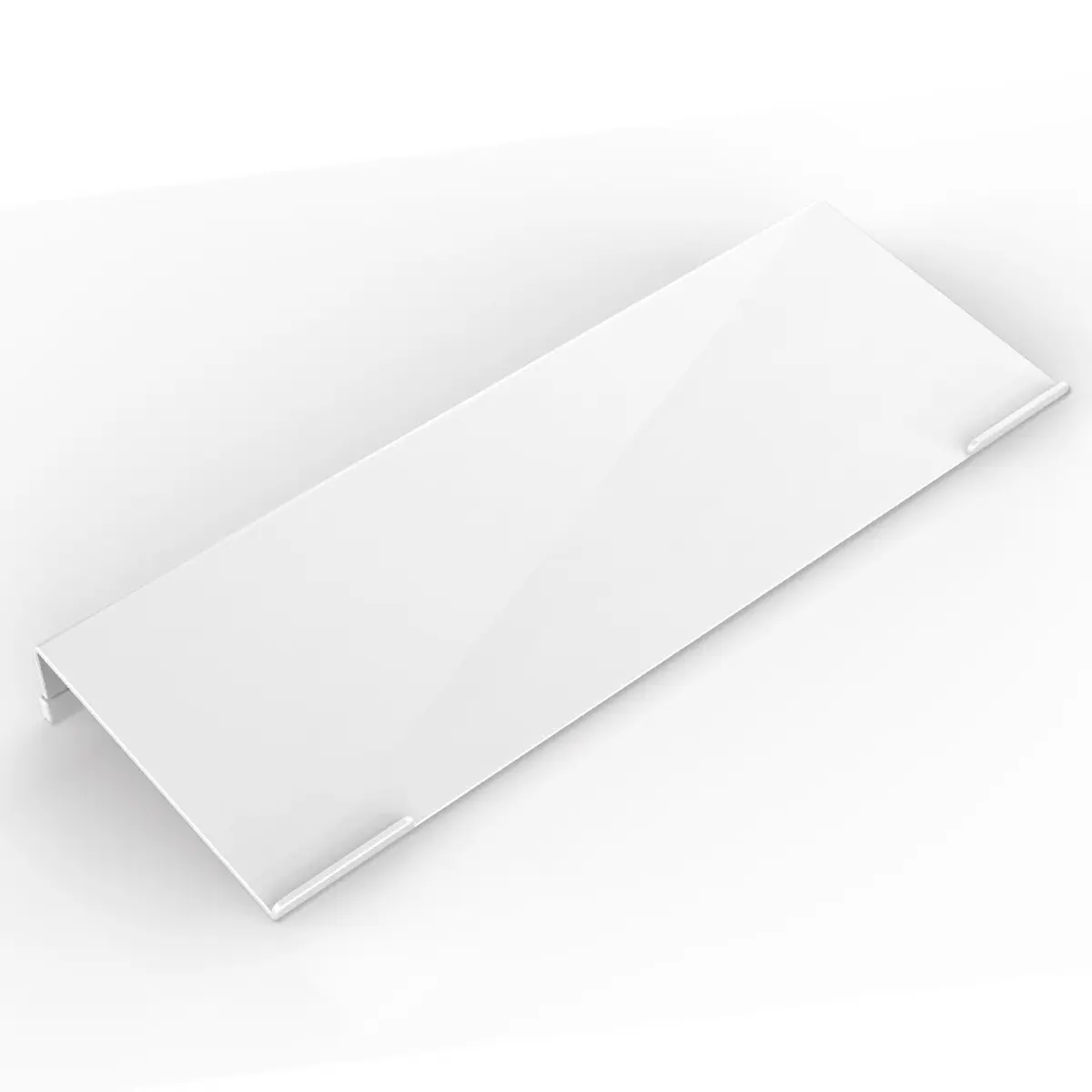 KOTEMON Acrylic Tilted Keyboard Stand for Ergonomic Typing | White, Full Size - view 3