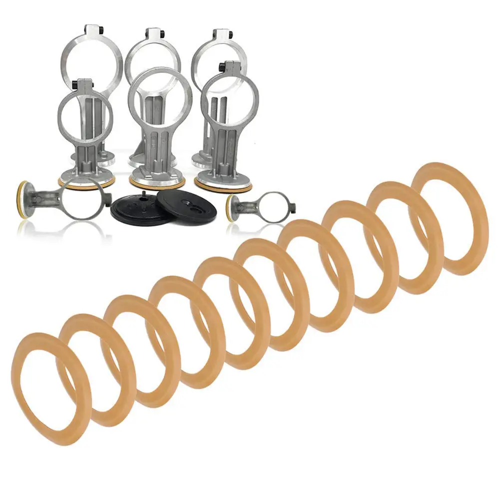 ViaGasaFamido Rubber Piston Ring Replacement Kit 10-Pack | High Durability for Oil-Free Silent 550W Compressors - view 4