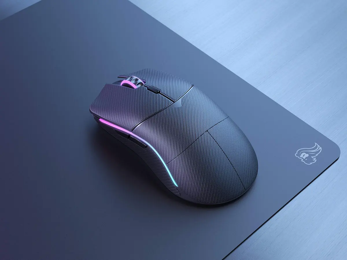 GLORIOUS Gaming Mouse Grip Tape (Model O- (Minus)) | Slip-Resistant, Sweat-Wicking, Precut Full-Body - view 2