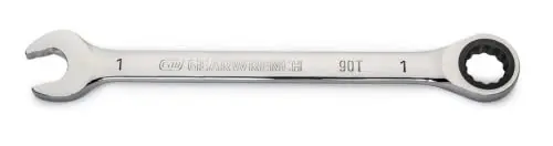 GEARWRENCH 1" 90T 12 Point Ratcheting Combination Wrench | 25.4mm (1") Jaw Capacity, 34cm (13.56") Length - main product image