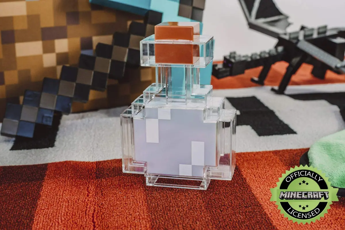 Minecraft Potion Bottle Color-Changing LED Desk Lamp | 7 Inch Night Light - view 4