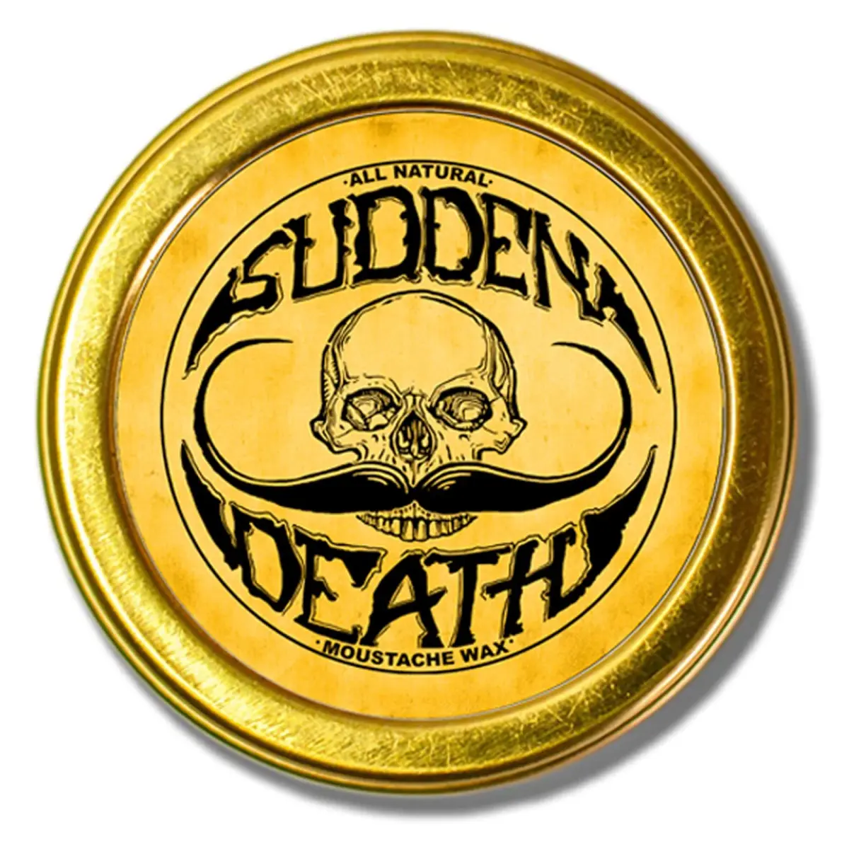 THE VINTAGE GROOMING CO. Sudden Death Mustache Wax Strong Hold 1 oz (28.35 g) | Tames Unruly Whiskers All Day - main product image