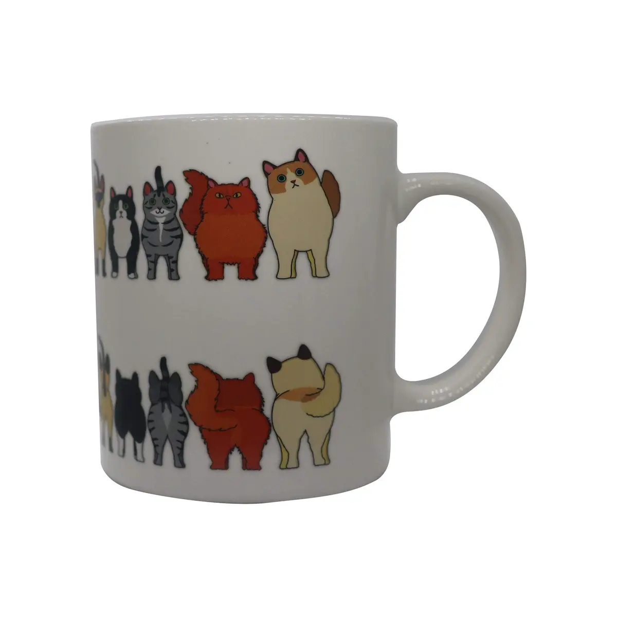 Sunkiss Unlimited Color Changing Cheeky Cats ThermoH Logo Ceramic Mug | 325ml Heat Sensitive Cat Design - view 5