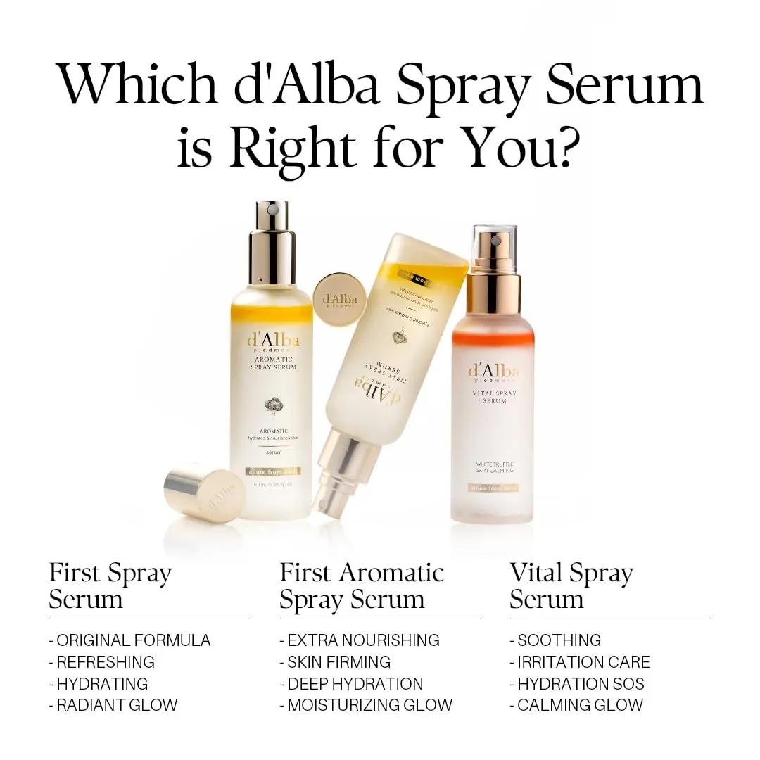 d'alba Piedmont White Truffle Vital Spray Serum 100ml (3.38 fl oz) | Calming & Hydrating Mist for Sensitive Skin - view 9