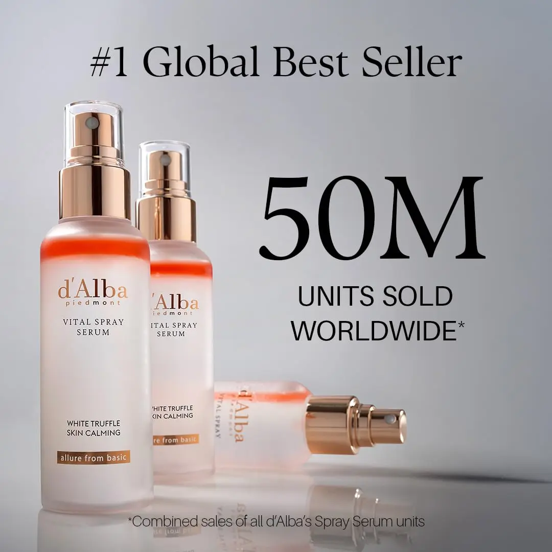 d'alba Piedmont White Truffle Vital Spray Serum 100ml (3.38 fl oz) | Calming & Hydrating Mist for Sensitive Skin - view 2