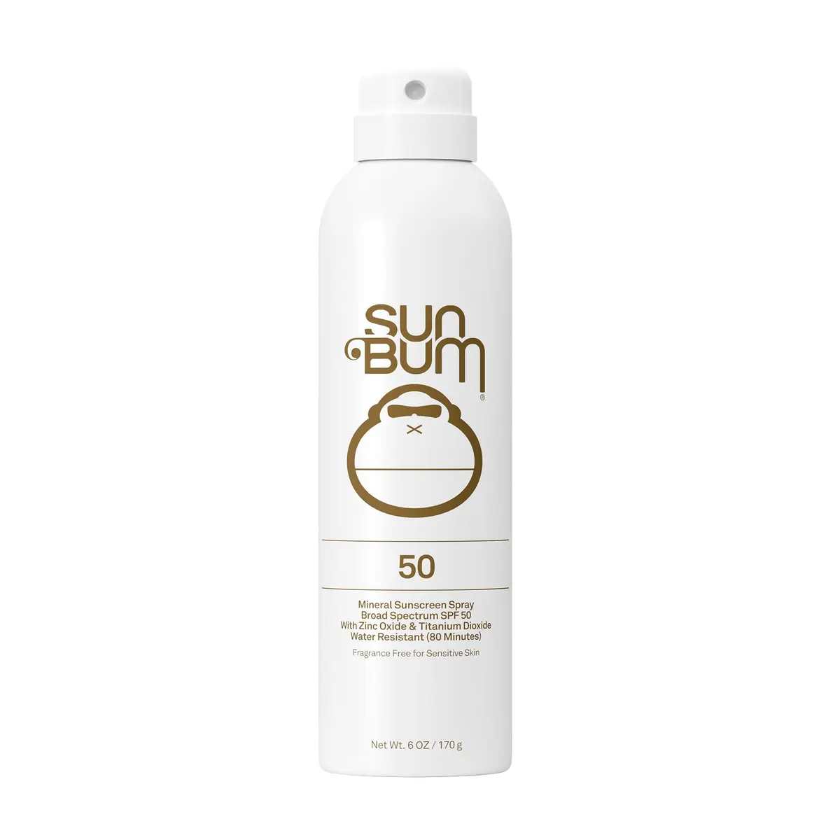 Sun Bum Mineral SPF 50 Sunscreen Body Spray 165ml (6 oz) | Broad Spectrum UVA/UVB Protection - main product image